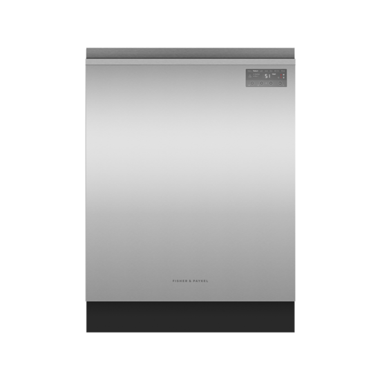 FISHER & PAYKEL 60CM BUILT UNDER STAINLESS STEEL SANITISE DOUBLE DISHWASHER