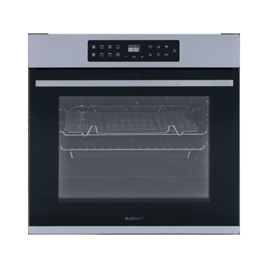 EUROTECH 60CM STAINLESS STEEL BUILT-IN PYROLYTIC OVEN