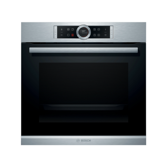 BOSCH 60CM SERIES 8 PYROLYTIC STAINLESS STEEL BUILT-IN OVEN
