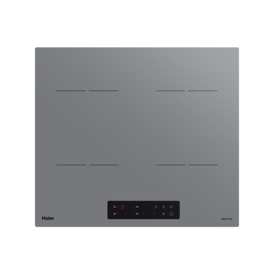 HAIER 60CM 4 ZONE GREY GLASS INDUCTION COOKTOP