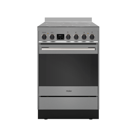 HAIER 60CM 4 ELEMENT STAINLESS STEEL FREESTANDING ELECTRIC COOKER
