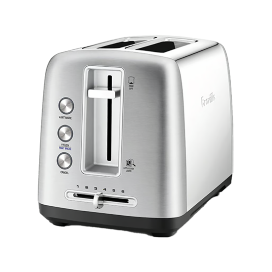 BREVILLE TOAST CONTROL 2 STAINLESS STEEL 2 SLICE TOASTER