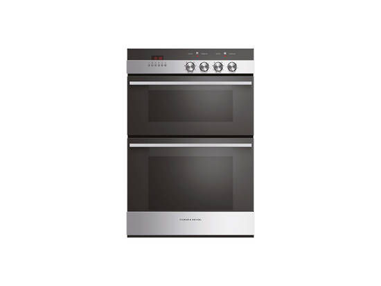 FISHER & PAYKEL 60CM 7 FUNCTION STAINLESS STEEL DOUBLE WALL OVEN