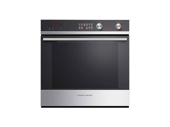 FISHER & PAYKEL 60CM 85L 11 FUNCTION STAINLESS STEEL PYROLYTIC BUILT-IN OVEN