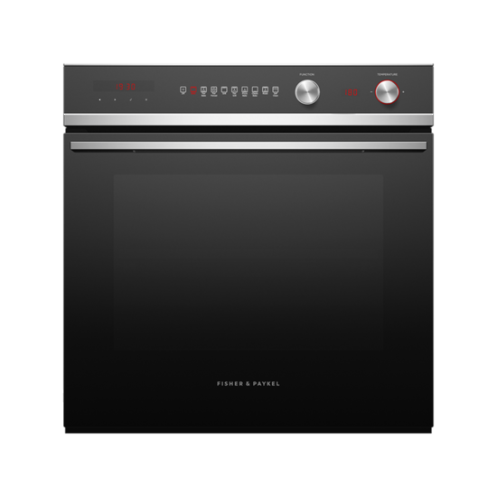 FISHER & PAYKEL 60CM 72L 9 FUNCTION BUILT-IN STAINLESS STEEL PYROLYTIC OVEN