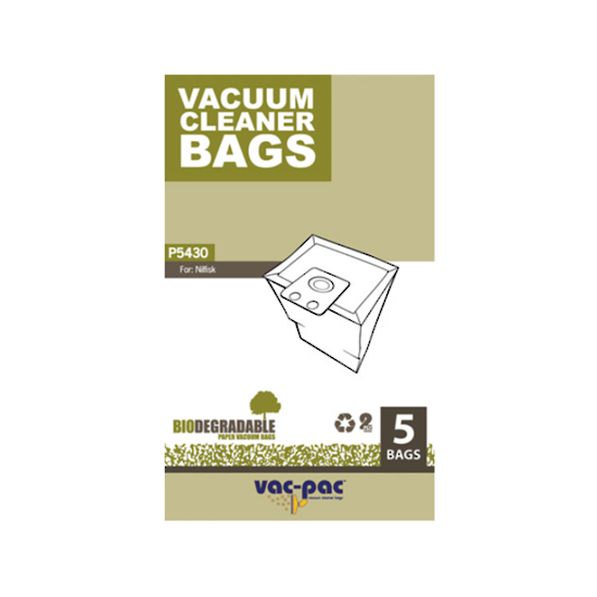 VACPAC VACUUM CLEANER 5 PAPEER BAGS