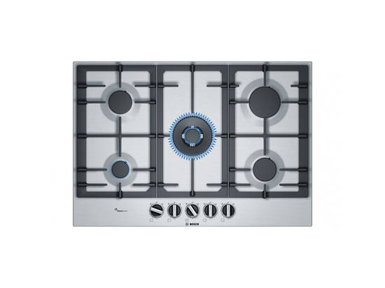 BOSCH SERIES 6 STAINLESS STEEL 75CM GAS COOKTOP