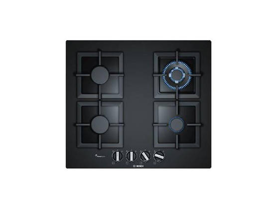 BOSCH SERIES 6 BLACK TEMPERED GLASS 60CM GAS COOKTOP