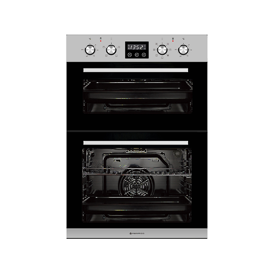 PARMCO 600MM STAINLESS STEEL BUILT-IN DOUBLE OVEN