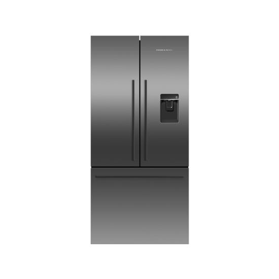 fisher & paykel 487l ice & water french door fridge freezer