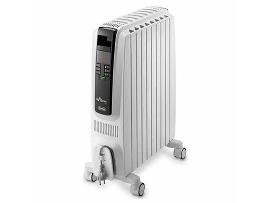 DELONGHI DRAGON4 1500W OIL COLUMN HEATER WITH TIMER