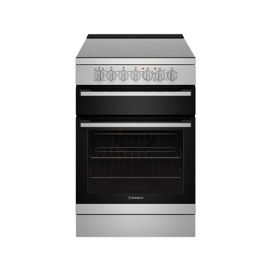 WESTINGHOUSE 60CM S/S FREESTANDING ELECTRIC OVEN WITH CERAMIC COOKTOP