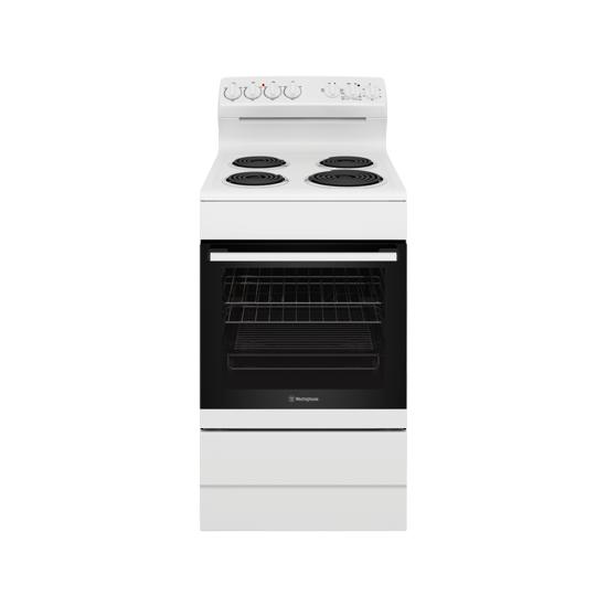 Westinghouse 54cm White Electric Freestanding Cooker