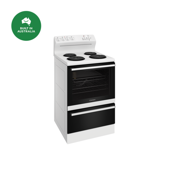 WESTINGHOUSE 60CM FREESTANDING WHITE STOVE