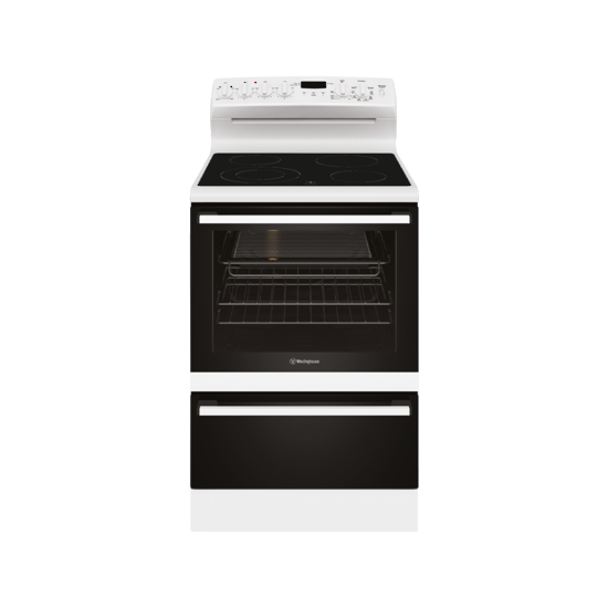 WESTINGHOUSE 60CM ELECTRIC OVEN WITH CERAMIC HOB
