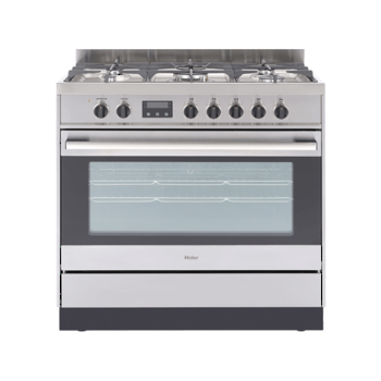 haier 90cm 5 burner 138l gas freestanding cooker