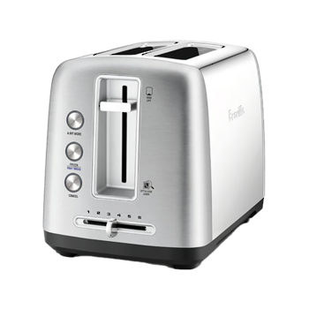 breville toast control 2 stainless steel 2 slice toaster