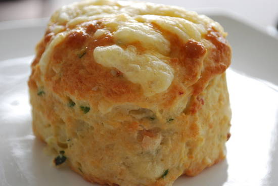 Cheese, bacon and herb scone