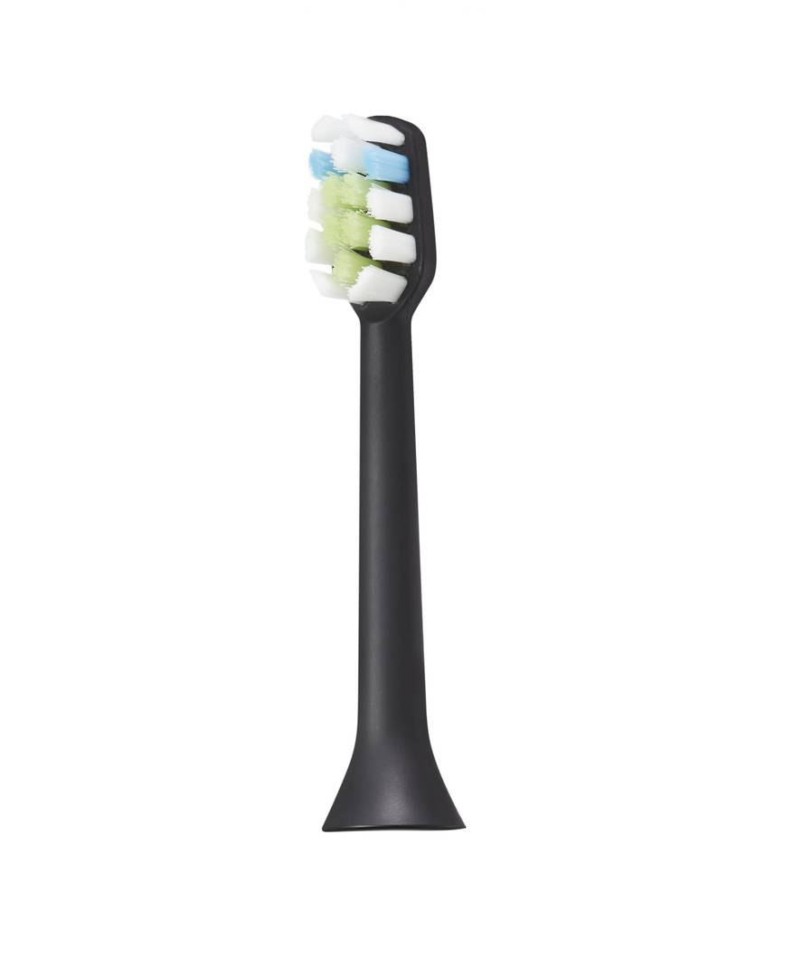 Aquapick AQ - 102B Sonic electric Toothbrush replacement brush heads 4 pack. Black image 0