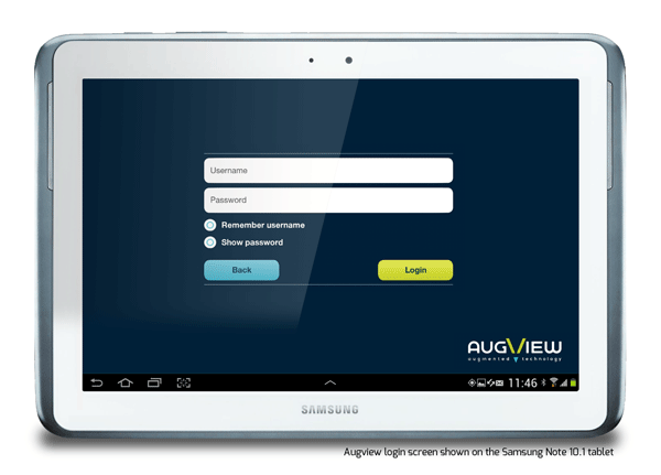 augview login tablet