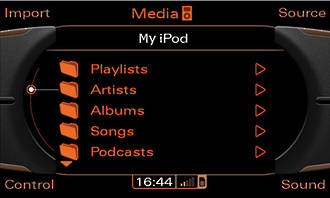 Audi MMI 3G AMI music interface retrofit