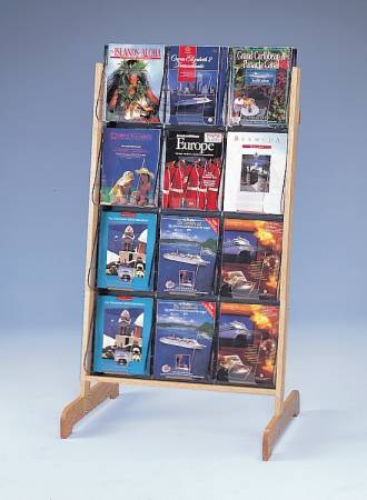 (58541) "Stand-Tall" Literature Rack, 12 x A4, Easel