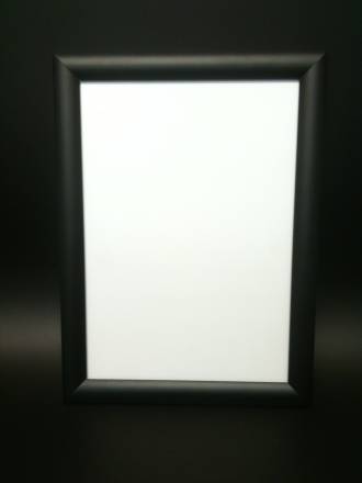 A2 Black Square 25mm Snap Frame