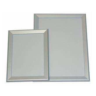 A4 Silver Square 30mm Wide Snap Frame