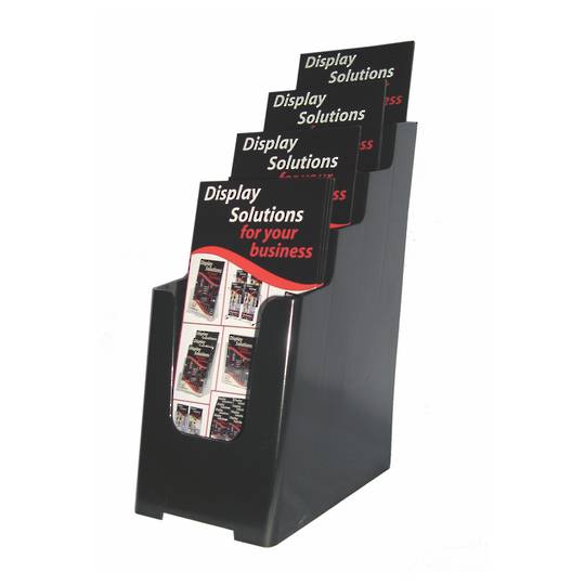 DLE 4-Tier Black Recycled Desk/WallMount