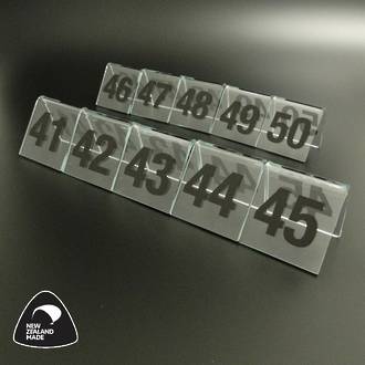 Clear Table Numbers 41-50