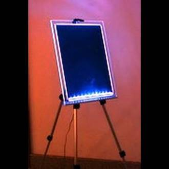 LED Writing Board Clear Frame A2