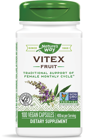 Vitex 100 capsules - For irregular cycles (PCOS)