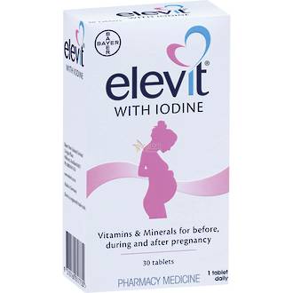 Elevit with Iodine | 30 Tablets