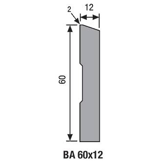 MDF BEVELLED CORNICE PP 30 X 18 - Mouldings - Baier Group