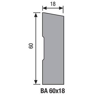 MDF BEVELLED CORNICE PP 30 X 18 - Mouldings - Baier Group