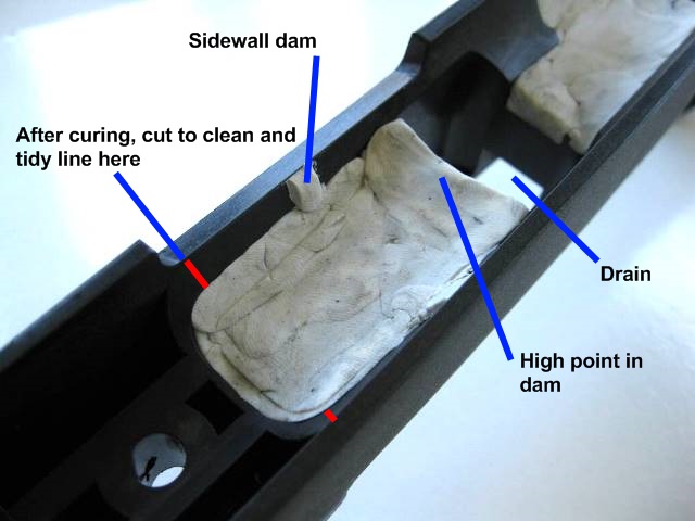 How to glass bed a rifle, Part I ~ Epoxy bedding and free floating