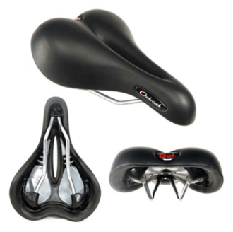 ONTRACK SADDLE WOMENS BASE CUT GEL BLACK MOULDED