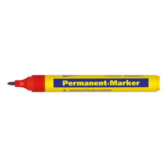 MARKER PERMANENT RED CHISEL TIP 1.5-3mm BLEISPITZ