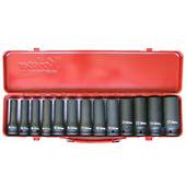 SOCKET IMPACT DEEP SET 13pc 10-27 1/2Dr KOKEN