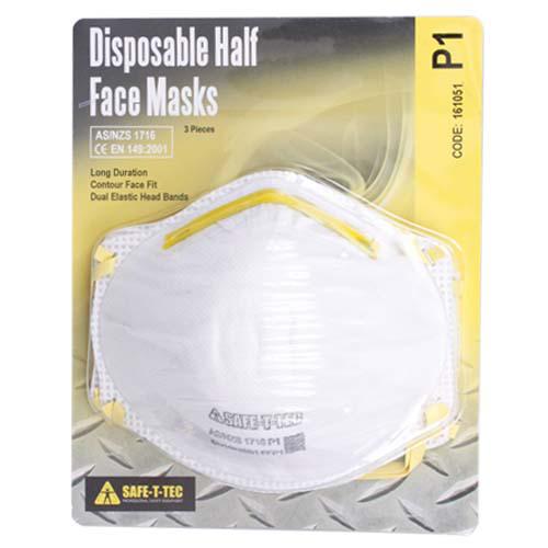 DUST MASK DISPOSABLE 3pk DUST