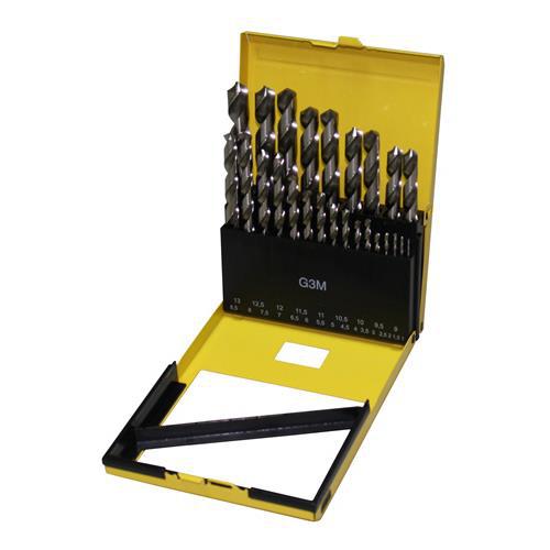 DRILL SET 1-13mm G3M HSS EVACUT