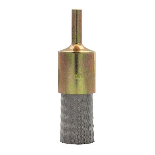 BRUSH DECARB END 19mm x 6mm SPINDLE JOSCO