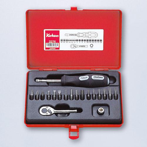 BIT SOCKET SET 19pc 1/4Dr KOKEN