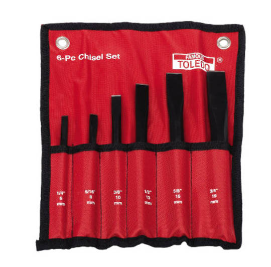PUNCH & CHISEL SET 6pc TOLEDO