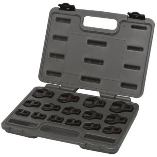 WRENCH CROWFOOT SET 3/8 METRIC 10-26