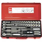 SOCKET SET 3/8" 35pc COMBO KOKEN