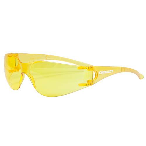 SAFETY GLASSES CONTRACT AMBER