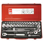 SOCKET SET 1/2" 36pc COMBO KOKEN