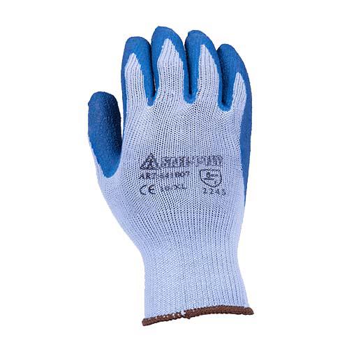 GLOVES BLUE LATEX DIPPED LARGE SAFE-T-TEC