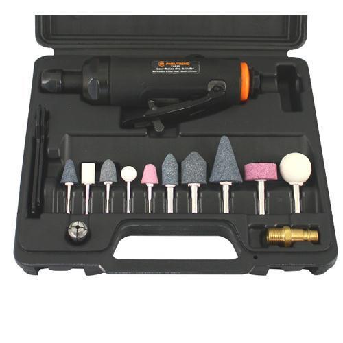 AIR DIE GRINDER KIT 1/4" 15pc PNEUTREND